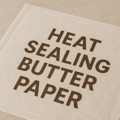 Heat sealing butter paper
