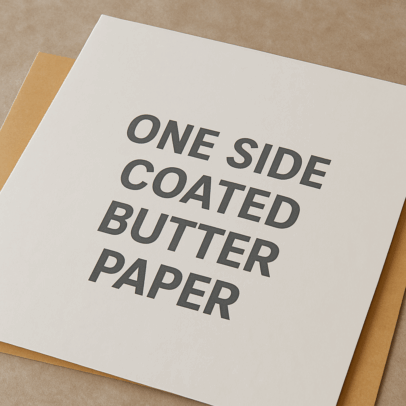 Coated 1 side butter paper printed food grade [CYL 6000]