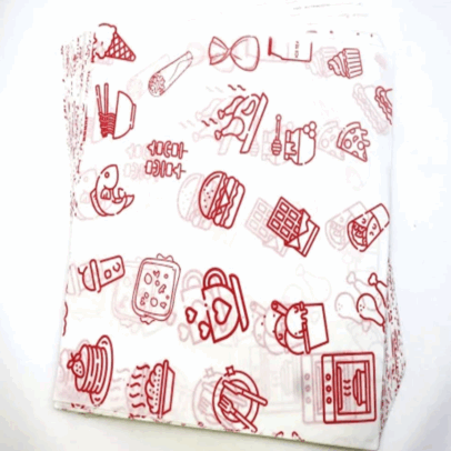 Printed butter paper for food wrapping NON VEG Red 40 GSM